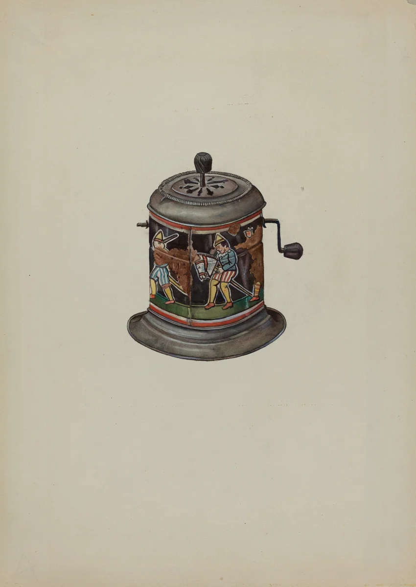 Tin Toy by American 20th Century, index of american design, 1935-1942