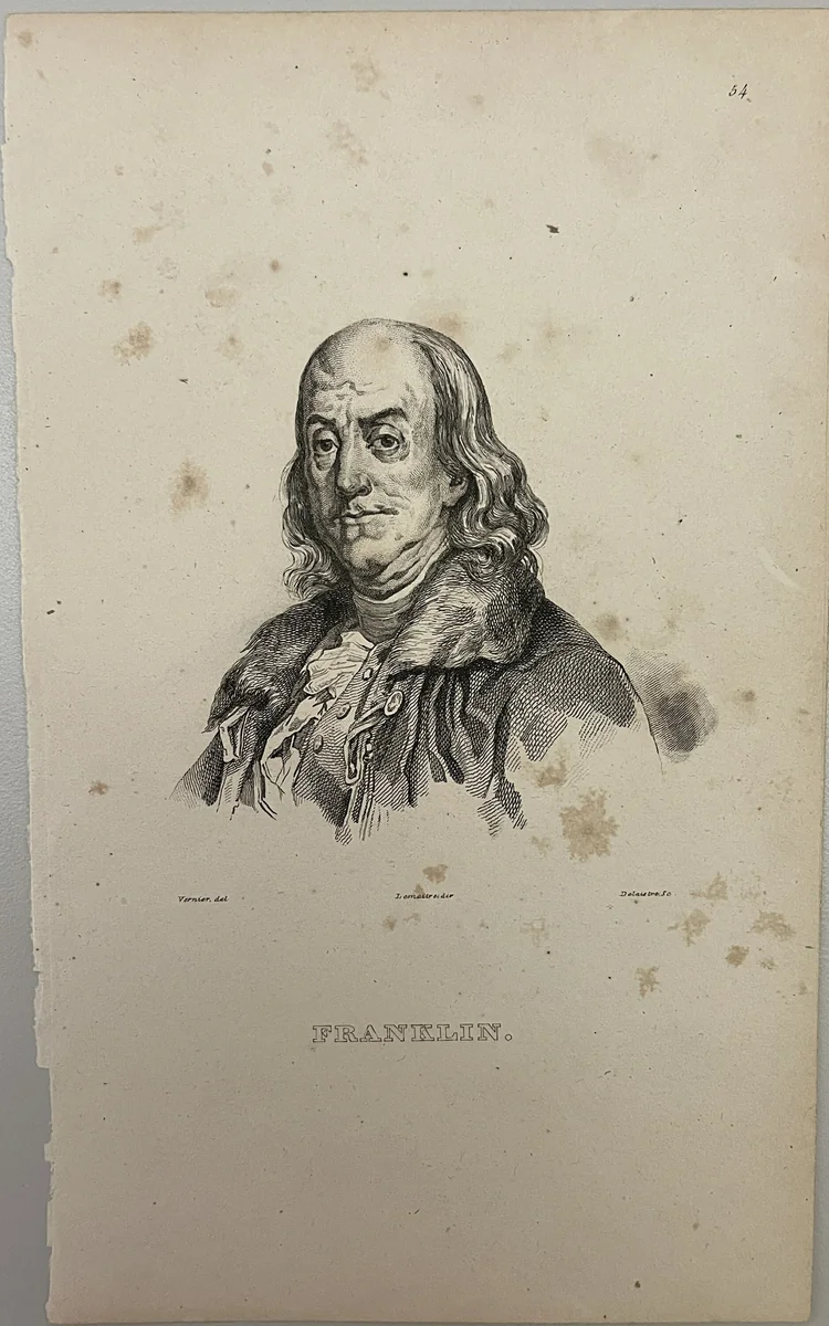 Benjamin Franklin by Louis Jean Désiré Delaistre
Charles Vernier
Emile Louis Vernier
Augustin François Lemaître, other, 1820-1871