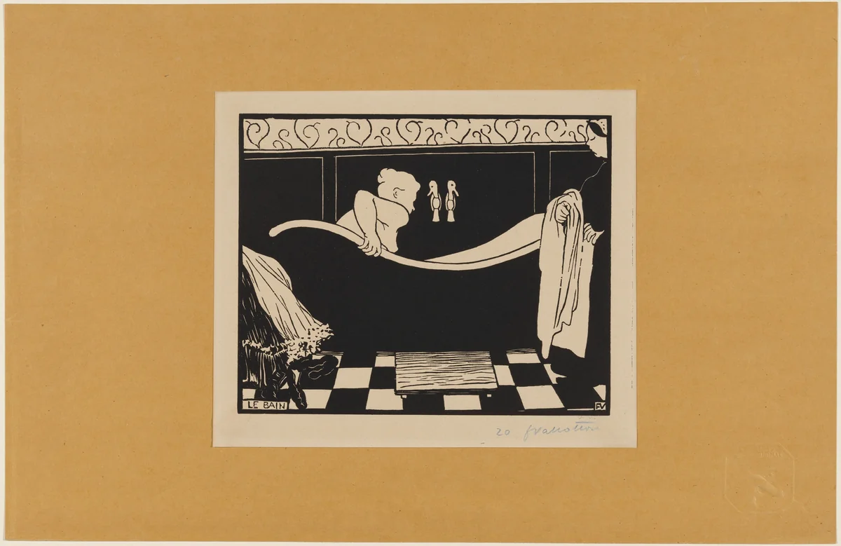 The Bath (Le Bain) by Félix Vallotton, print, 1894