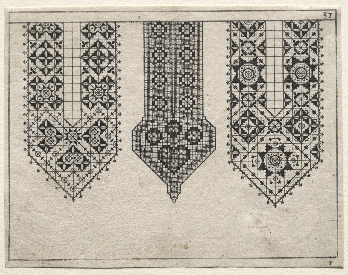 Plate 37 from Schon News Modelbuch by Hans Sibmacher, print, 1597