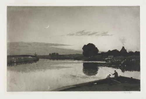 The New Moon by Frank Short, print, 1918