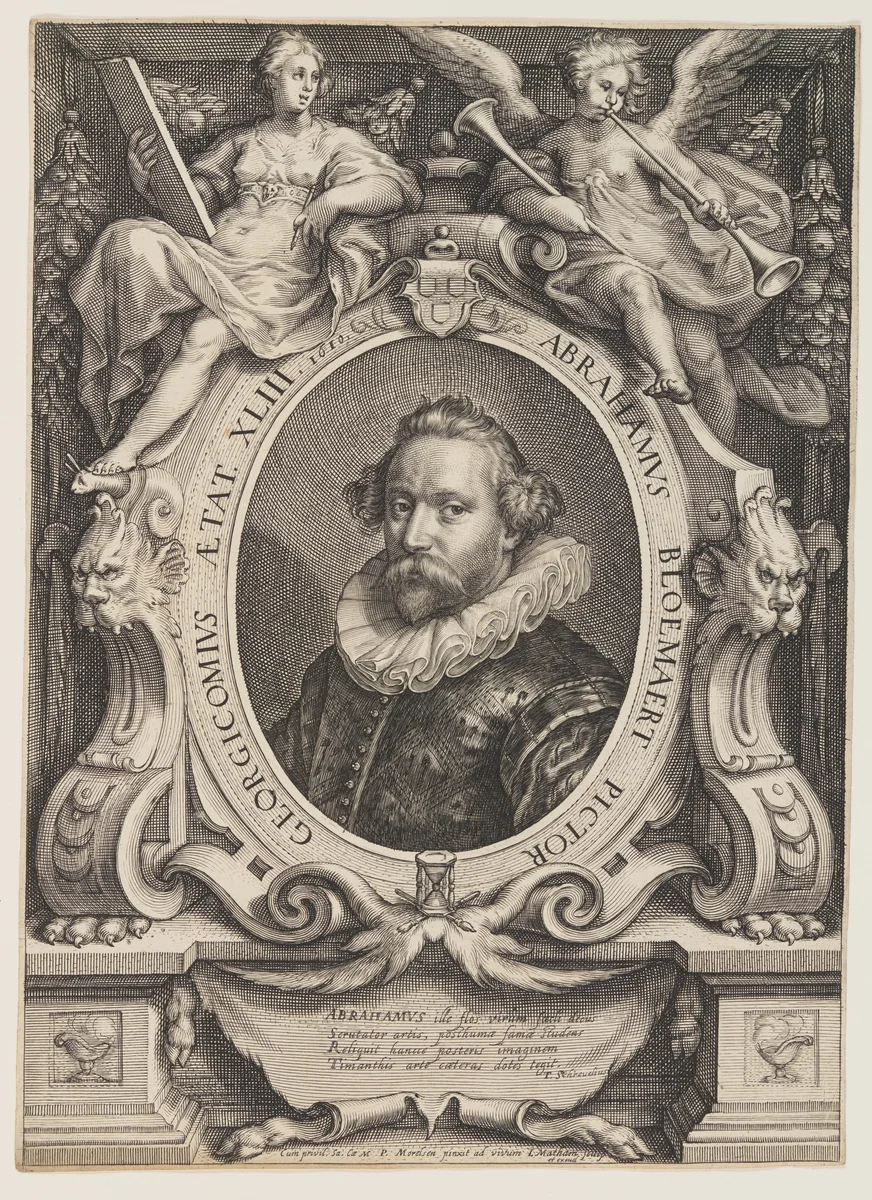 Abraham Bloemaert by Jacob Matham, print, 1610