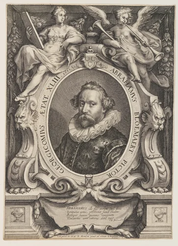 Abraham Bloemaert by Jacob Matham, print, 1610