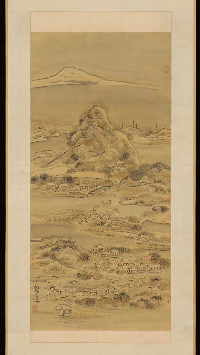Landscapes in Summer and Winter by Ike no Taiga (池大雅), painting, 1723-1776