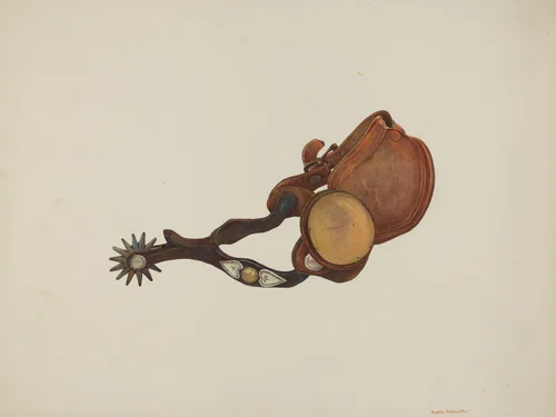 Spur by Robert W.R. Taylor, index of american design, 1940