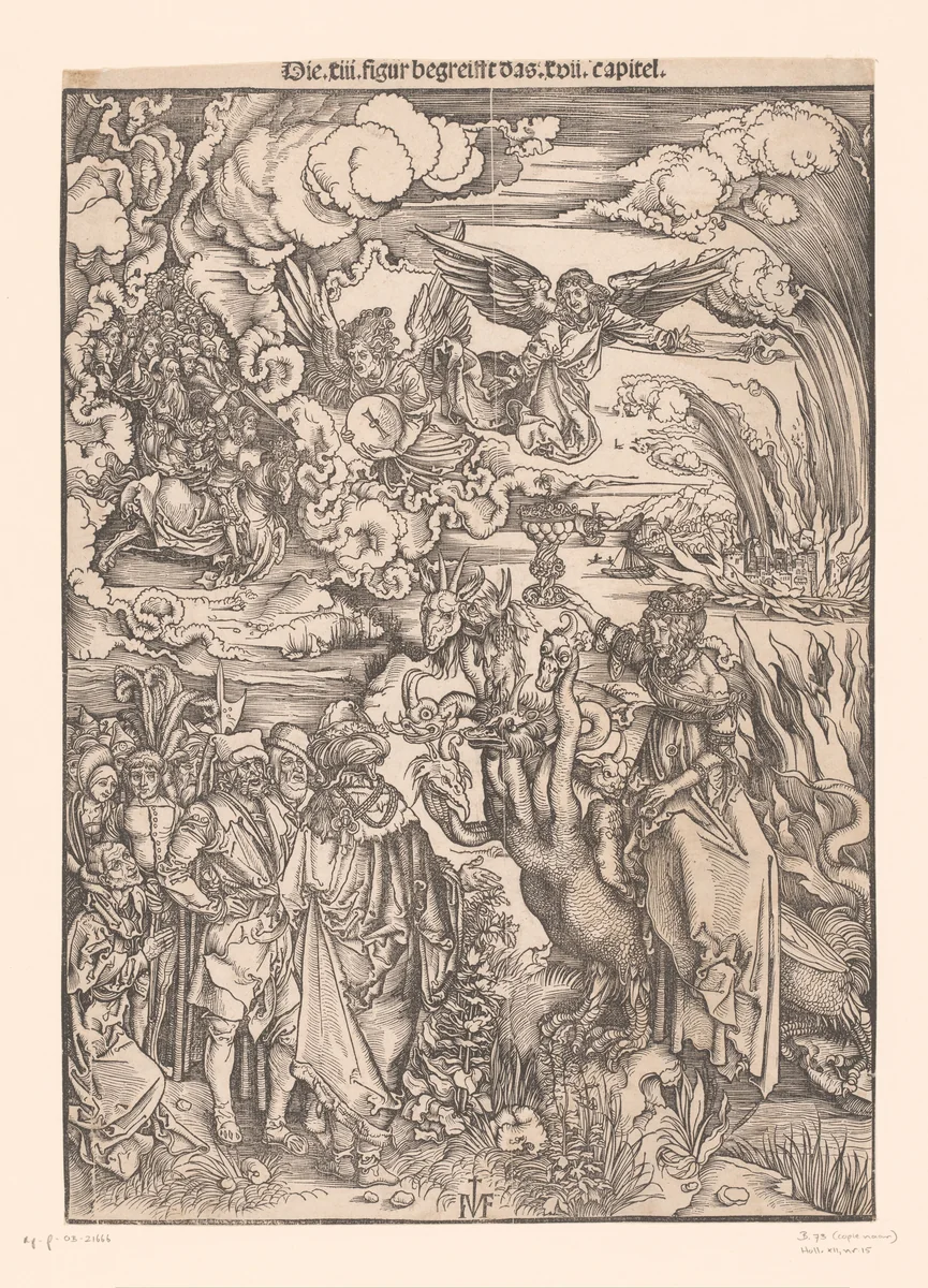 Hoer van Babylon by Unknown, print, 1502