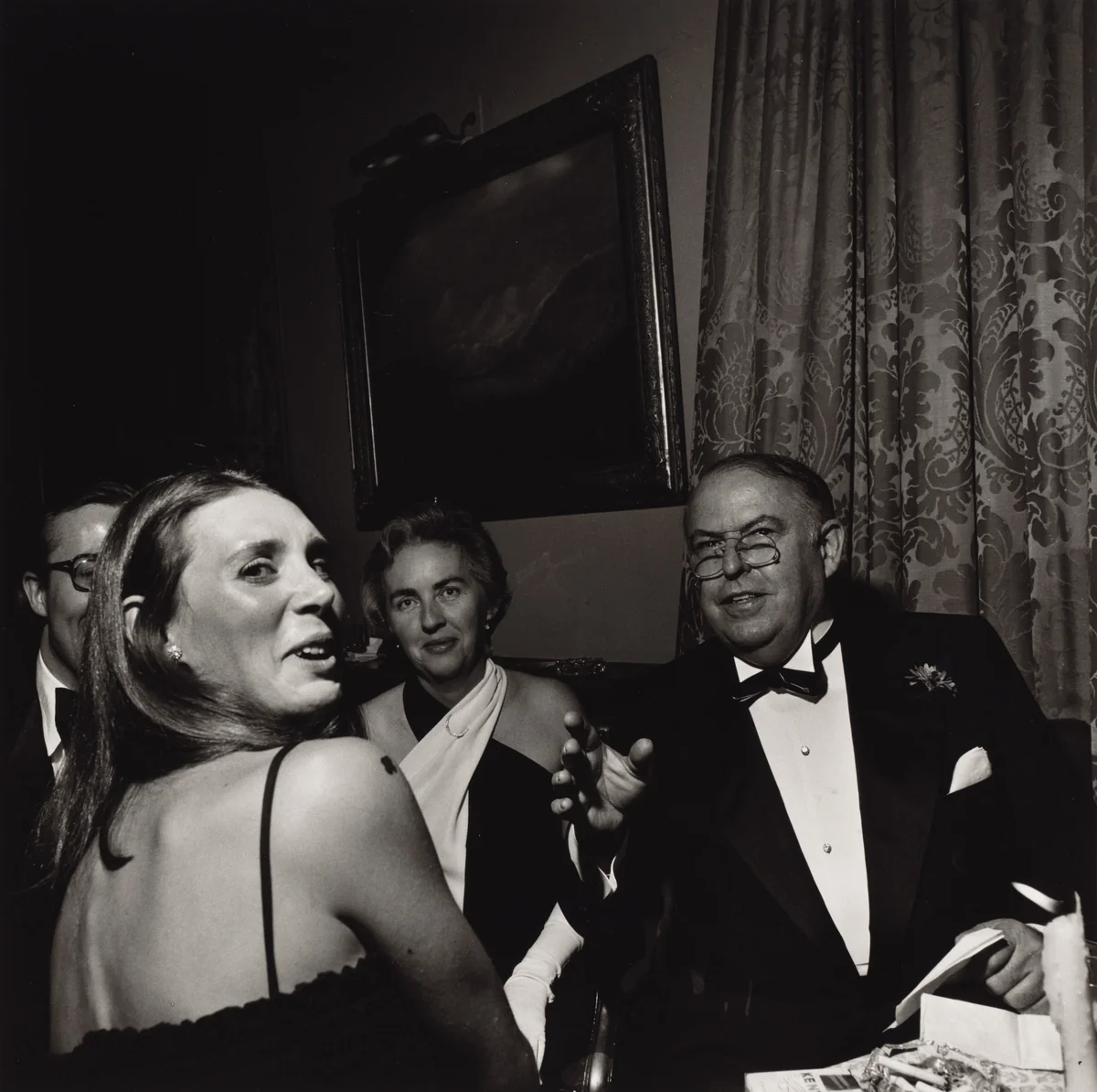 Russian Ball, New York City by Larry Fink, photograph, 1976