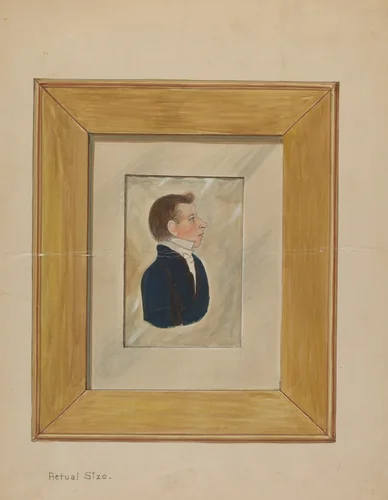 Portrait by William Vergani, index of american design, 1936