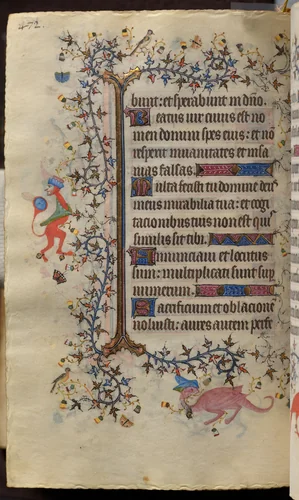 Hours of Charles the Noble, King of Navarre (1361-1425): fol. 230v, Text by Master of the Brussels Initials and Associates, book, 1400-1410