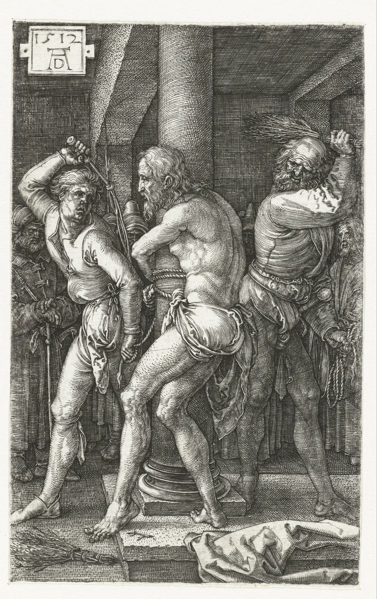 De geseling by Unknown, print, 1512