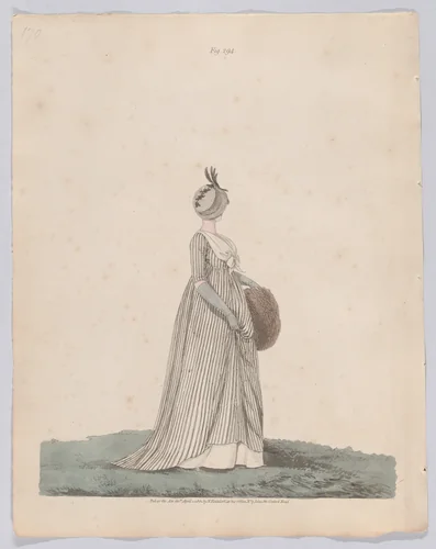 Gallery of Fashion, vol. VIII (April 1, 1801 - March 1 1802) by Nicolaus Heideloff, book, 1794-1802