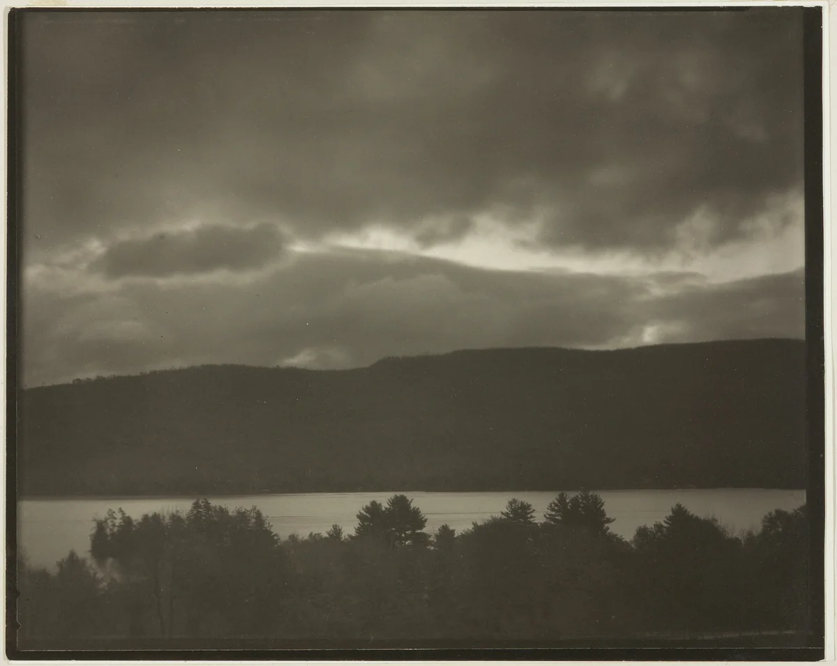 Lake George by Alfred Stieglitz, photograph, 1922