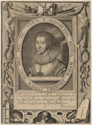 Elizabeth, Queen of Bohemia by Unknown 19th Century, print, 1800-1899