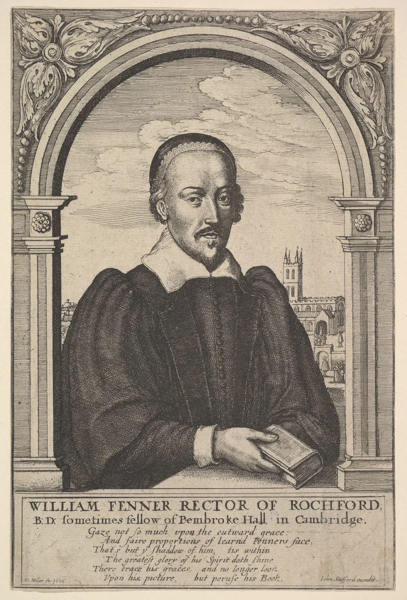 William Fenner, Rector of Rochford (from The Works of W. Fenner B. of Divinity," London, 1657) by Wenceslaus Hollar, print, 1656