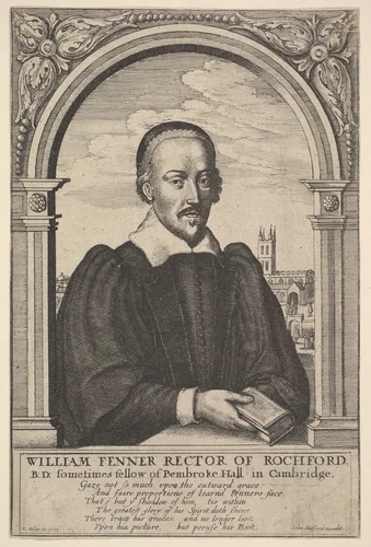 William Fenner, Rector of Rochford (from The Works of W. Fenner B. of Divinity," London, 1657) by Wenceslaus Hollar, print, 1656