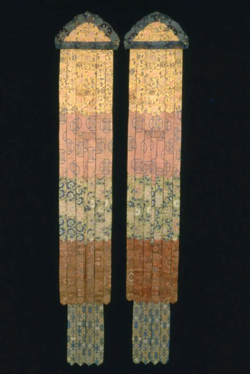 Banner by China, textile, 1750-1850