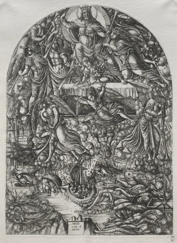 The Apocalypse: The Opening of the Seventh Seal by Jean Duvet, print, 1561