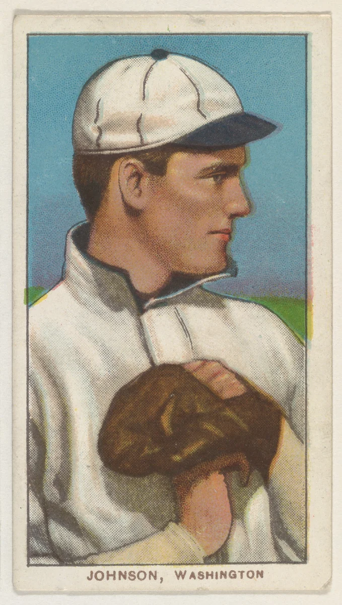 Johnson, Washington, American League, from the White Border series (T206) for the American Tobacco Company by American Tobacco Company, print, 1909-1911