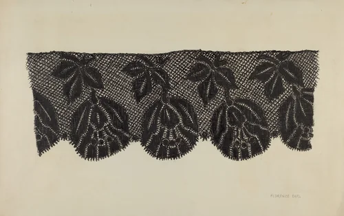 Lace by Florence Earl, index of american design, 1935-1942