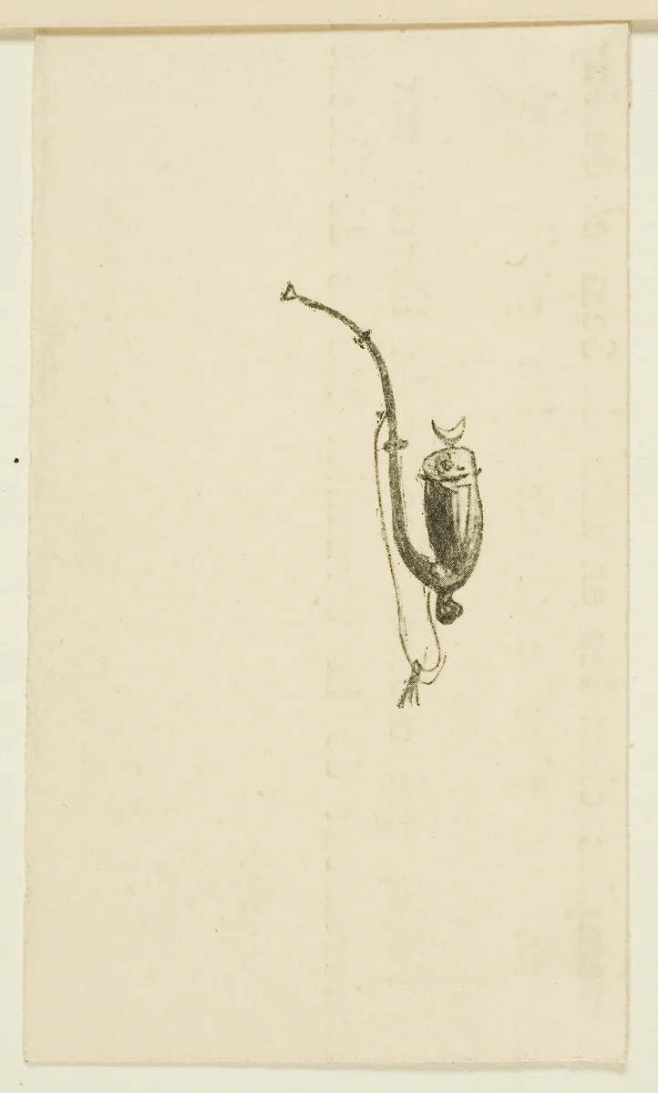 Tailpiece from Au Pied du Sinaï by Henri de Toulouse-Lautrec, print, 1897