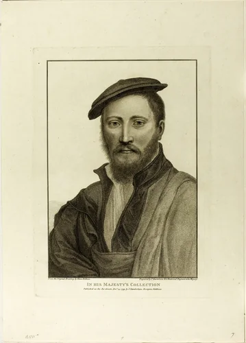 Portrait of a Man by Francesco Bartolozzi, print, 1799