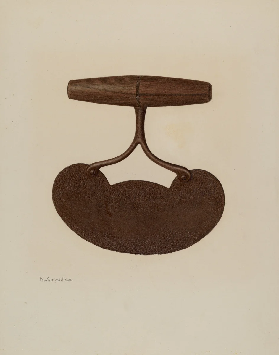 Chopping Knife by Nicholas Amantea, index of american design, 1941