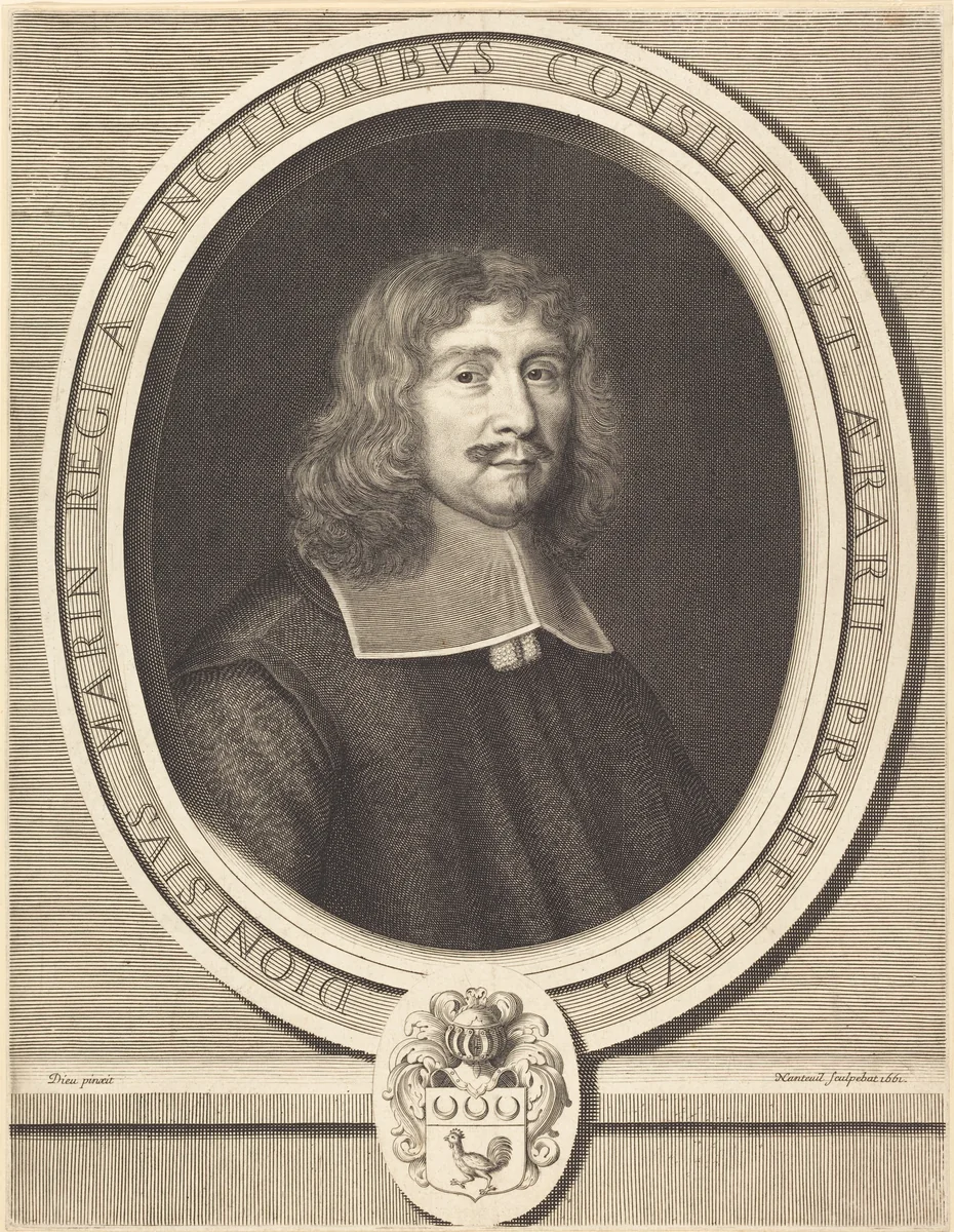 Denis Marin by Robert Nanteuil, print, 1661