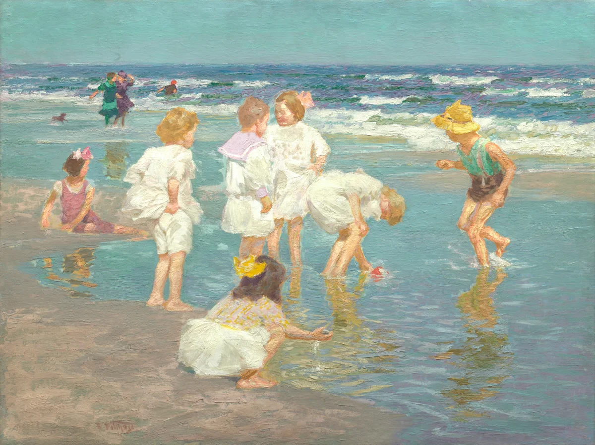 A Holiday by Edward Henry Potthast, painting, 1915
