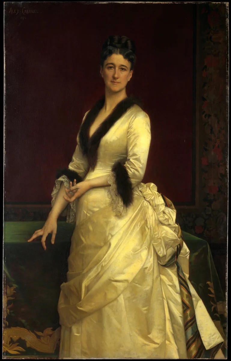 Catharine Lorillard Wolfe (1828–1887) by Alexandre Cabanel, painting, 1876