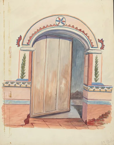 Wall Painting by William Herbert, index of american design, 1935-1942
