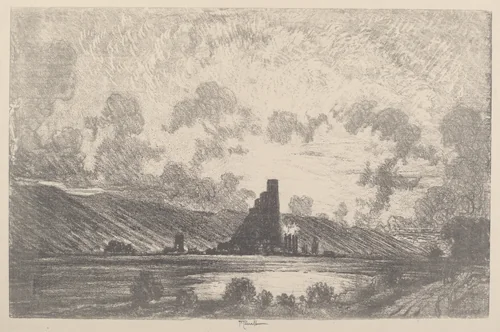 Work Castles, Wilkesbarre by Joseph Pennell, print, 1910
