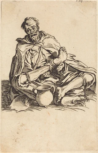 The Sick Man by Jacques Callot, print, 1622