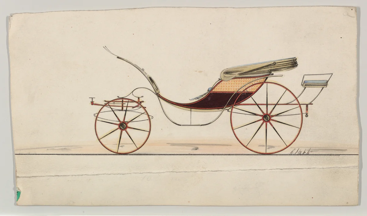 George IV Phaeton (unnumbered) by Brewster & Co., print, 1860-1870
