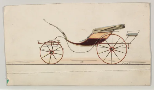 George IV Phaeton (unnumbered) by Brewster & Co., print, 1860-1870