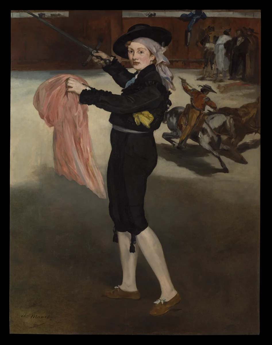 Mademoiselle V. . . in the Costume of an Espada by Edouard Manet, painting, 1862