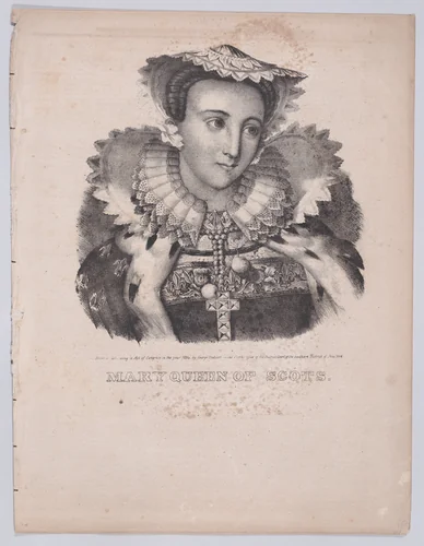 Mary, Queen of Scots by George Endicott, print, 1834