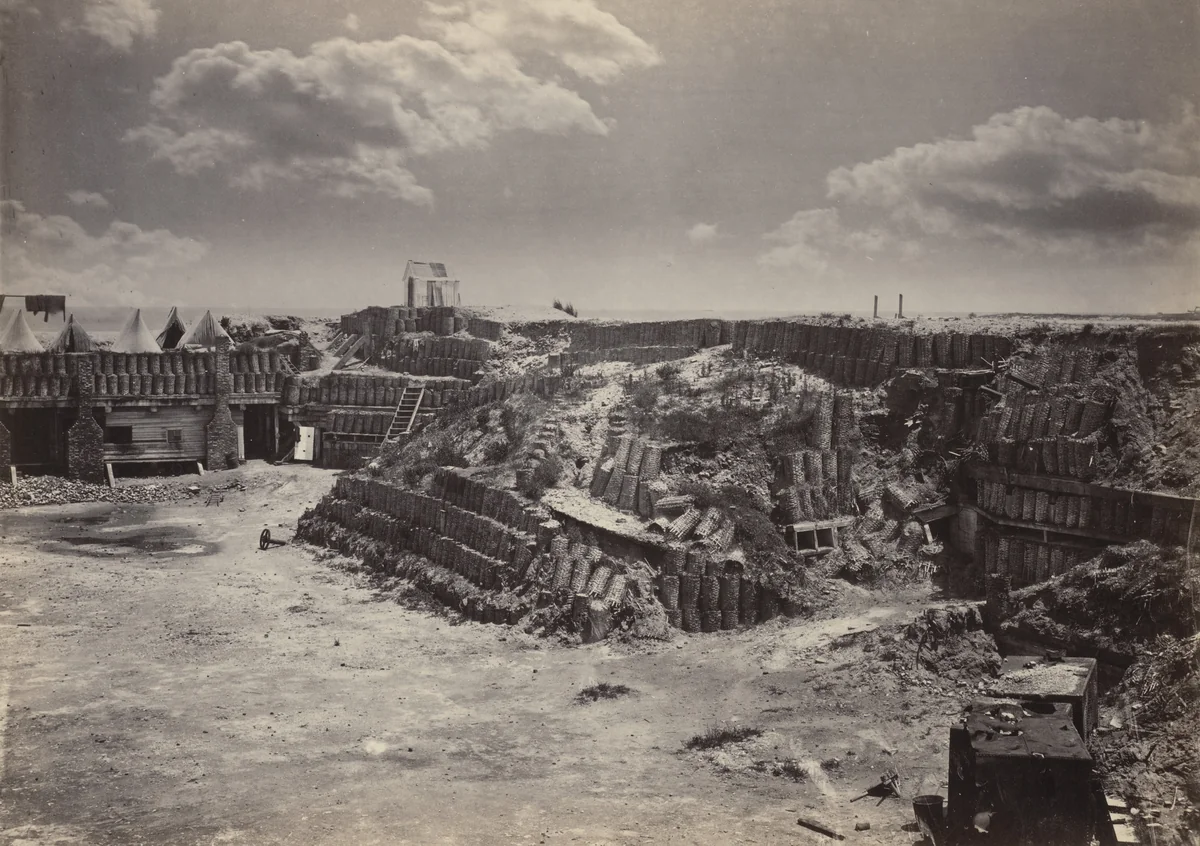Interior View of Fort Sumter from the album Photographic Views of Sherman's Campaign by George N. Barnard, photograph, 1864