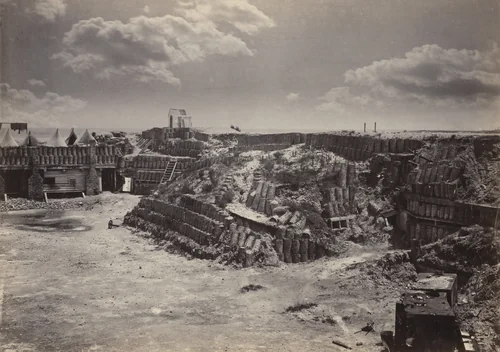Interior View of Fort Sumter from the album Photographic Views of Sherman's Campaign by George N. Barnard, photograph, 1864