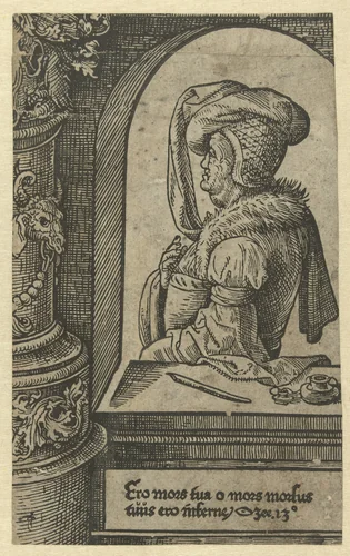 De profeet Hosea by Jacob Cornelisz van Oostsanen, print, 1521-1525