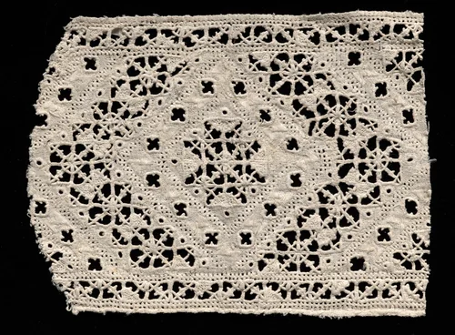 Needlepoint (Cutwork) Lace Insertion by Unknown, textile, 1500-1599