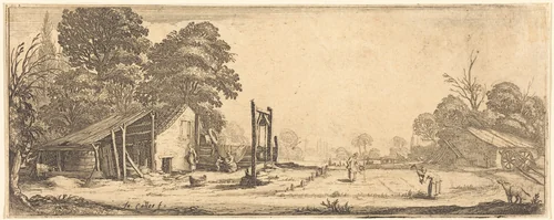 The Garden by Jacques Callot, print, 1633-1635