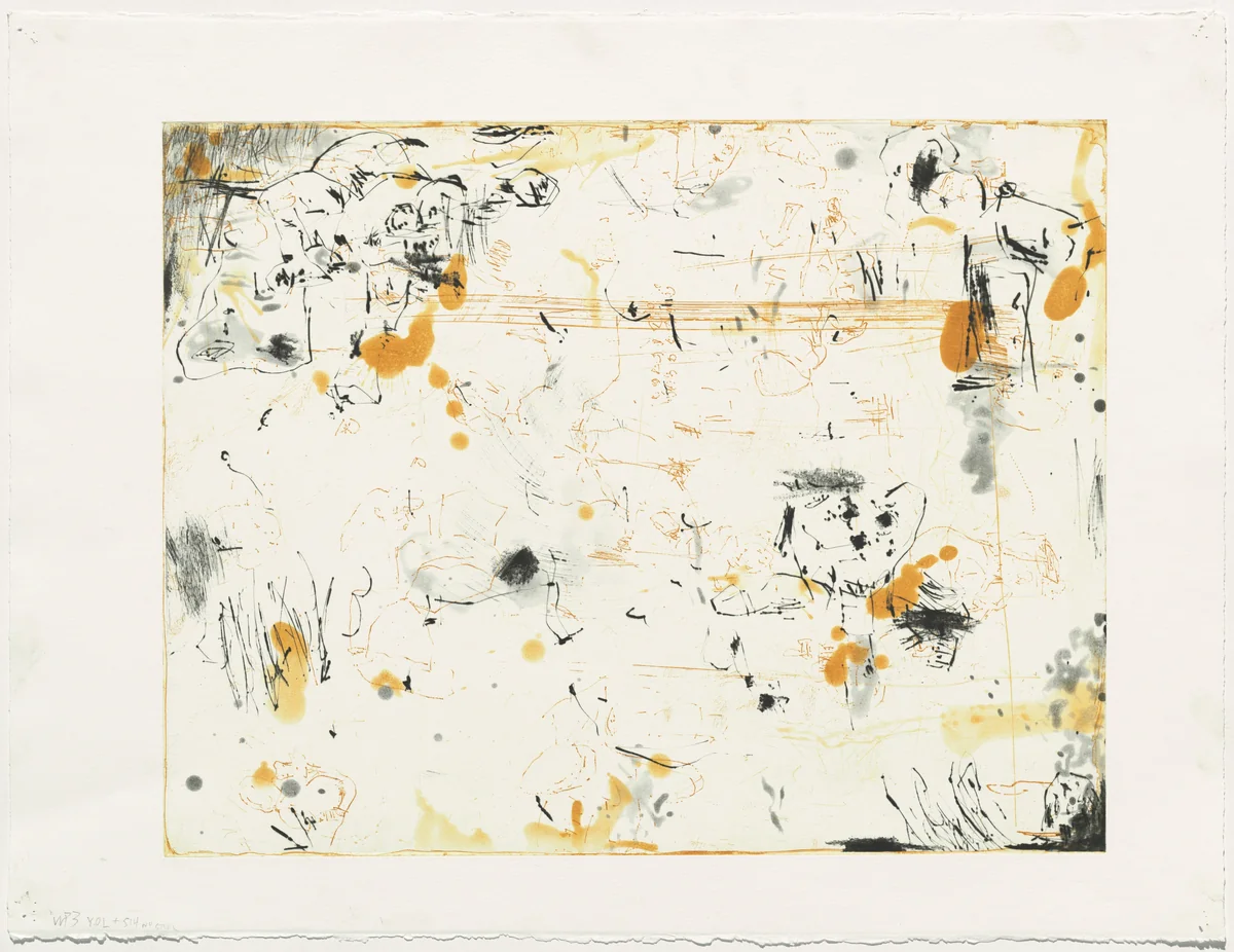 Untitled 1 and Untitled 2 (working proof 3) by Brad Brown, print, 1999