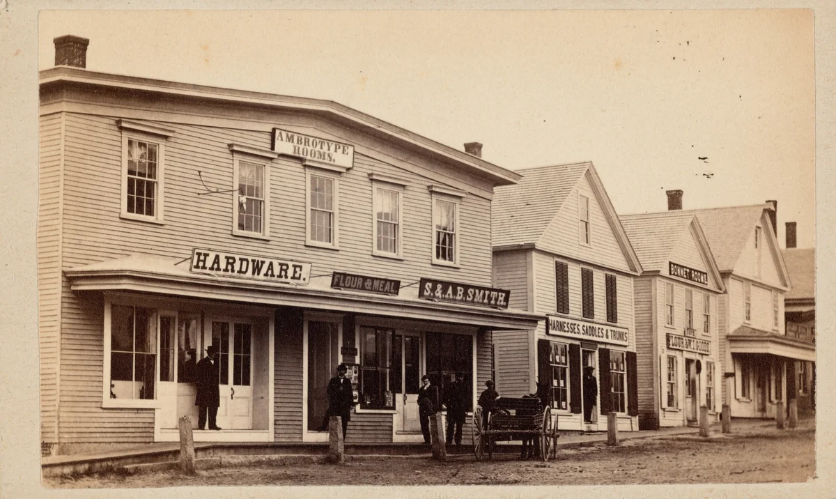 Ambrotype Rooms, Winchendon, Massachusetts by Kilburn S. Porter, photograph, 1860-1869