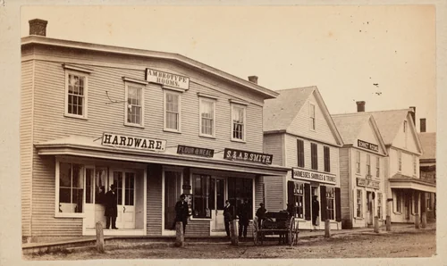 Ambrotype Rooms, Winchendon, Massachusetts by Kilburn S. Porter, photograph, 1860-1869