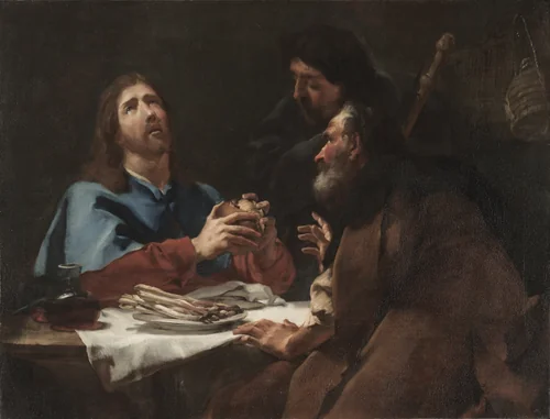 The Supper at Emmaus by Giovanni Battista Piazzetta, painting, 1715-1725