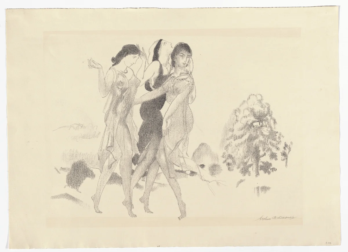 Spring Valley by Arthur B. Davies, print, 1924