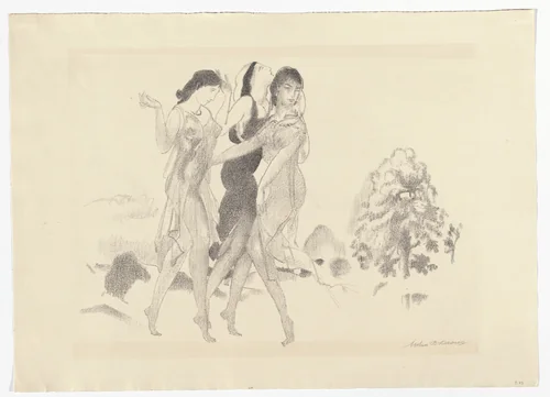 Spring Valley by Arthur B. Davies, print, 1924