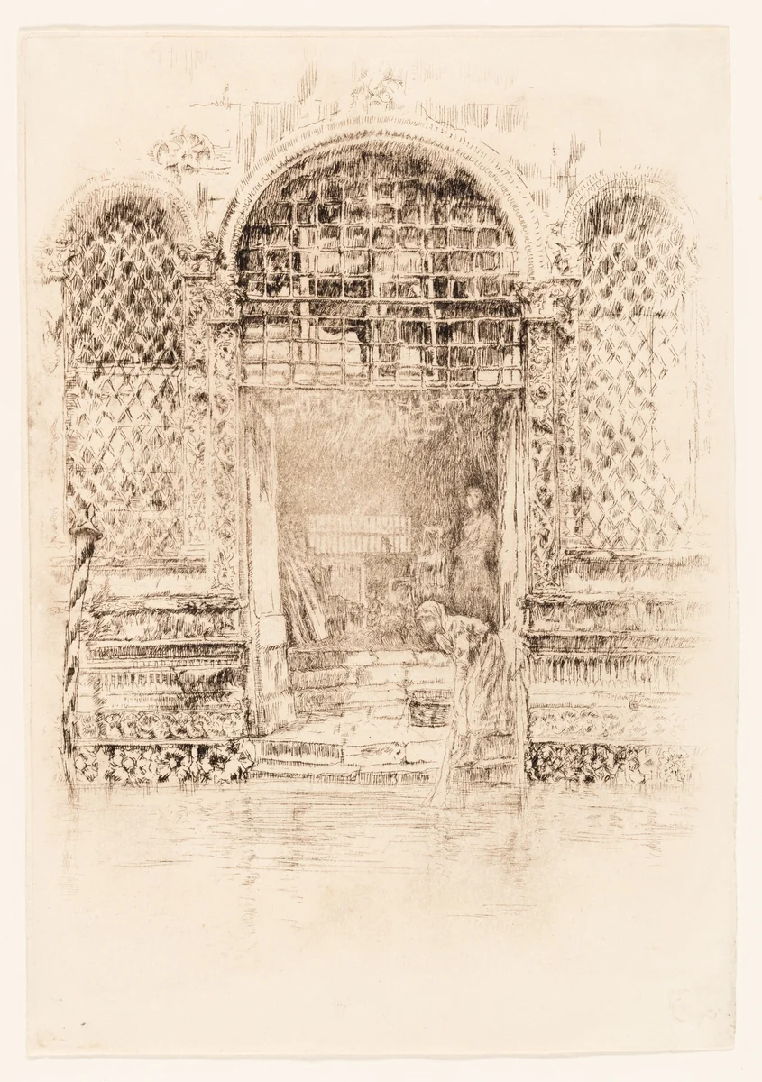The Doorway by James McNeill Whistler, print, 1879-1880