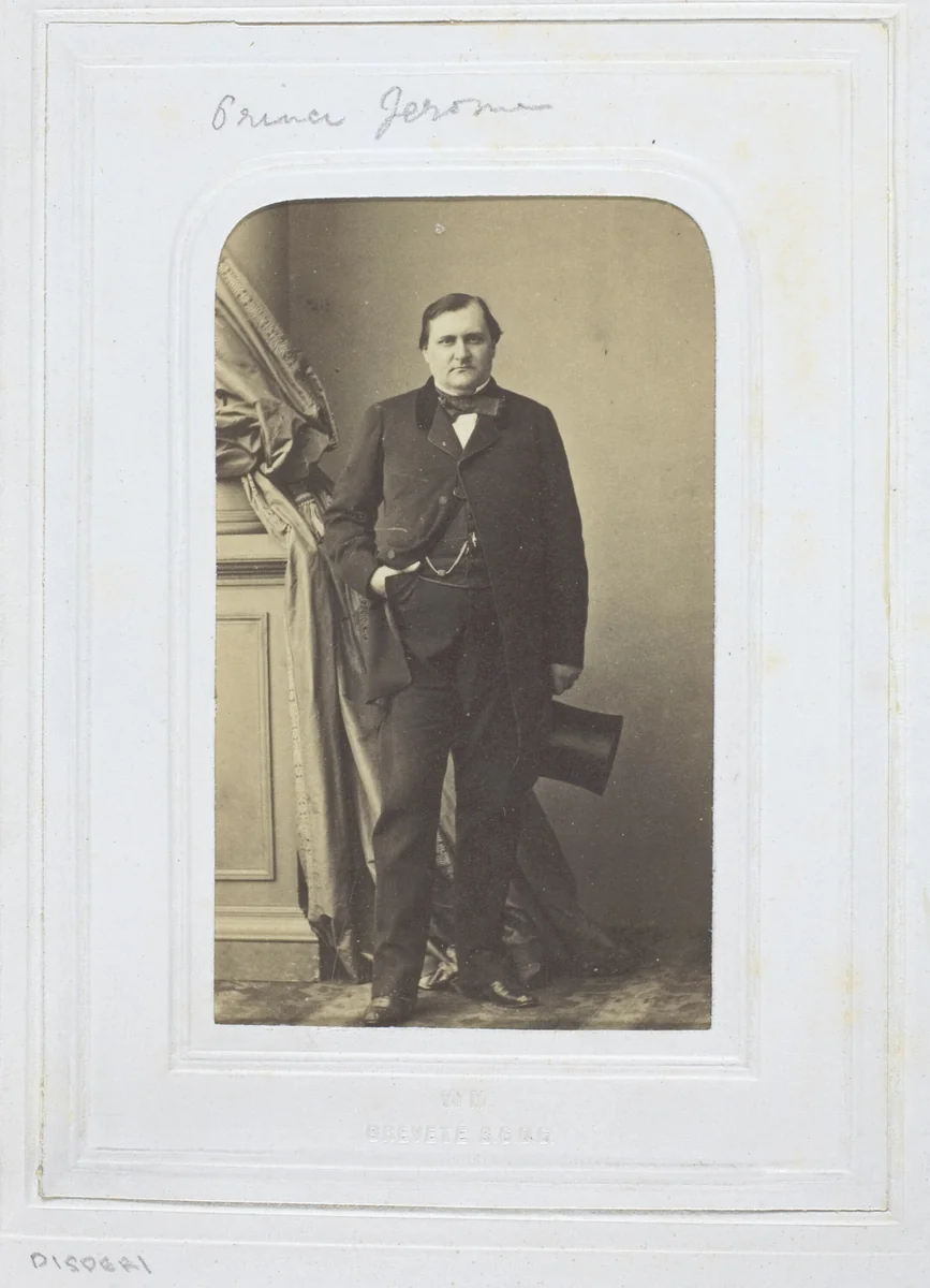 Prince Jérôme by André Adolphe-Eugène Disdéri, photograph, 1860-1869