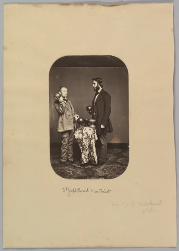 Dr. Joseph Parrish and an Idiot by Frederick Gutekunst, photograph, 1856-1860